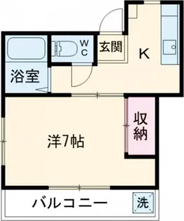 第一ジュネス倉田【4階】の間取り