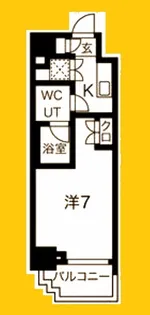 スパシエグランス横浜反町【8階】の間取り