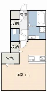 フルハウスコンシェルジュ ハート【1階】の間取り