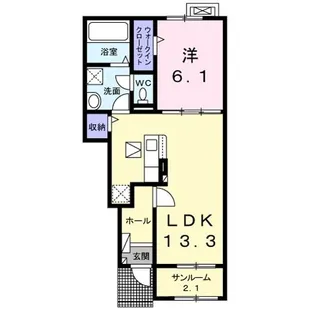 アレグリア【1階】の間取り