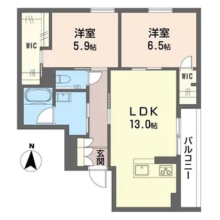 ソラールガーデン【2階】の間取り