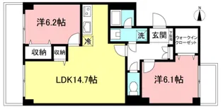 グレイスイヅミ【4階】の間取り