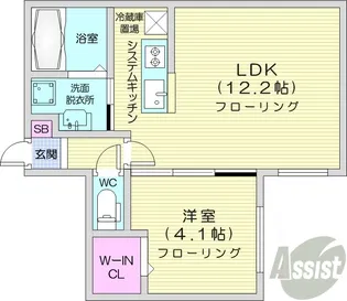 Casa de Shelley【2階】の間取り