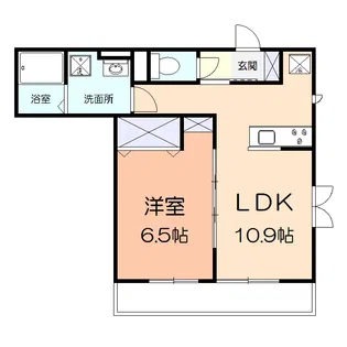 Gran Via【1階】の間取り