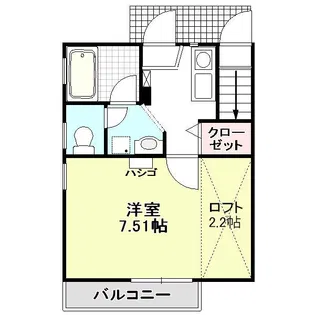 HODAKA Canal 11【1階】の間取り