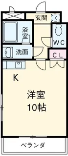ゴールドマンション安井I【1階】の間取り