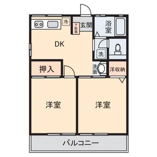 シティハイム MC花園【2階】の間取り