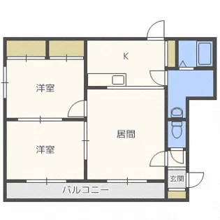グランメールエスト【4階】の間取り