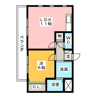 ALIMONTI 1【3階】の間取り