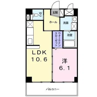 コンフォーティア東戸塚【4階】の間取り