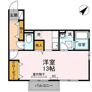 Forest Valley A棟【1階】の間取り