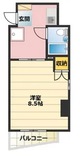 CRASSO桑田町【5階】の間取り