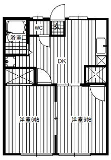 メゾン山下【2階】の間取り