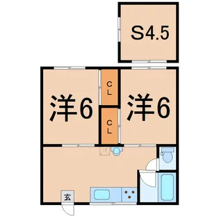 バレンシア【1階】の間取り
