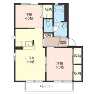 ShaMaison ハイツヤマト II【2階】の間取り