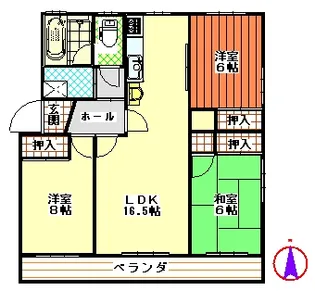 アヴェール.II【2階】の間取り