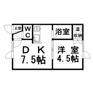 アーバンエコー【1階】の間取り