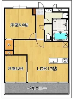 グラン ヴィラ・オーク【3階】の間取り