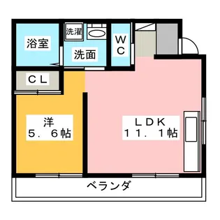 リバティ戸田【1階】の間取り