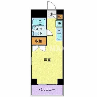 ロマーヌ水戸第6【2階】の間取り