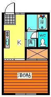 コーポ鈴木【2階】の間取り