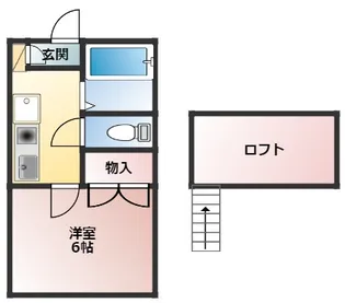1Kの間取り画像
