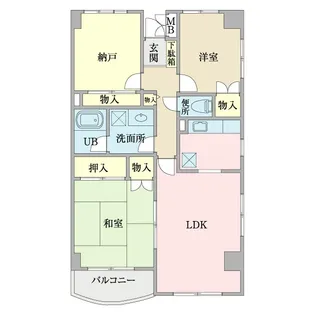 アポロランド【1階】の間取り