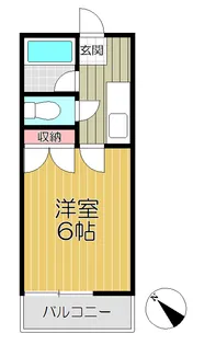 マロンハイツ3【2階】の間取り