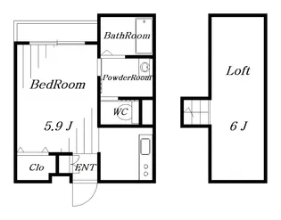 フォレリア【2階】の間取り