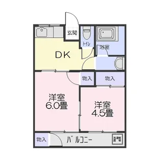 ダウンタウン【2階】の間取り