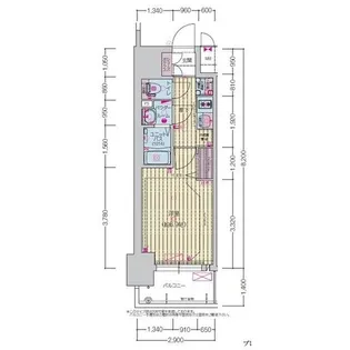 愛知県名古屋市中区千代田3【マンション】の間取り