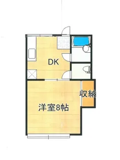 アパルタミエント笹口セグンド【2階】の間取り