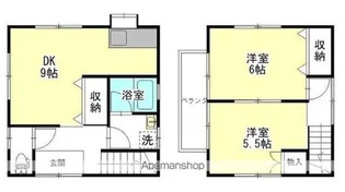 茨城県神栖市深芝南1【一戸建】の間取り