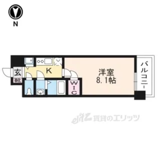 エスリード京都梅小路【4階】の間取り