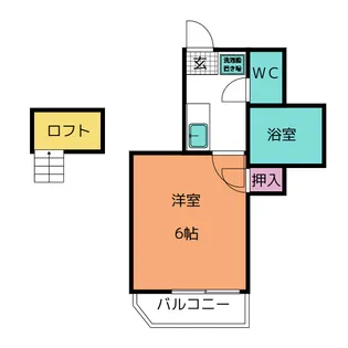 コーポ和【2階】の間取り
