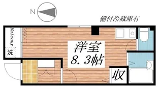 コーポWING【2階】の間取り