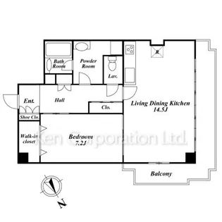 逗子マリーナ 4号棟【2階】の間取り