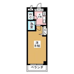 パールハイツ【2階】の間取り