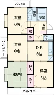 朋友レジデンス【3階】の間取り