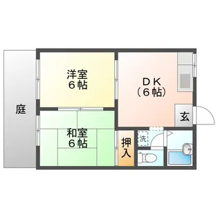 コートビレッジ藤山台【1階】の間取り