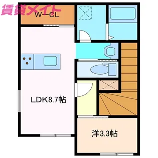 ジルメゾン【2階】の間取り