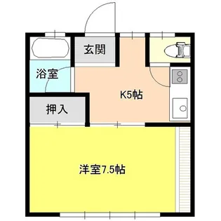 UR上堂【2階】の間取り