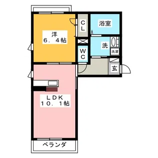 エスパシオ【3階】の間取り