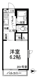 Spring国立【2階】の間取り