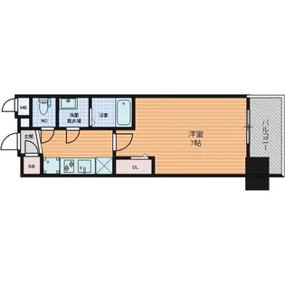 パルティール並木【3階】の間取り