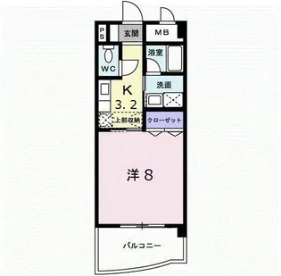 広島県広島市安佐南区中筋3【マンション】の間取り