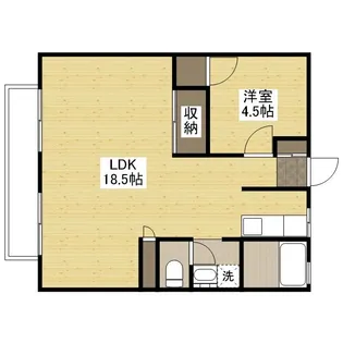 パナハイツ水越【2階】の間取り