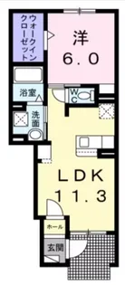 デール【1階】の間取り