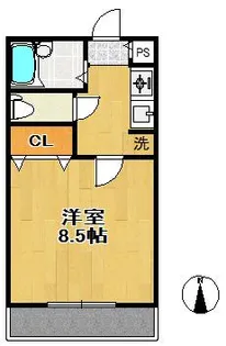 サンライト・12【2階】の間取り