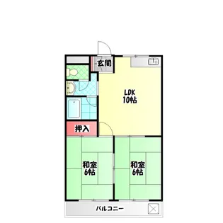 WESTヒルズ門真【4階】の間取り